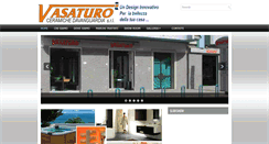 Desktop Screenshot of ceramichevasaturo.it